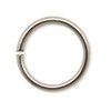 Iron Round Eyelets Silver Silver Nickel 0.3 in (8 mm)