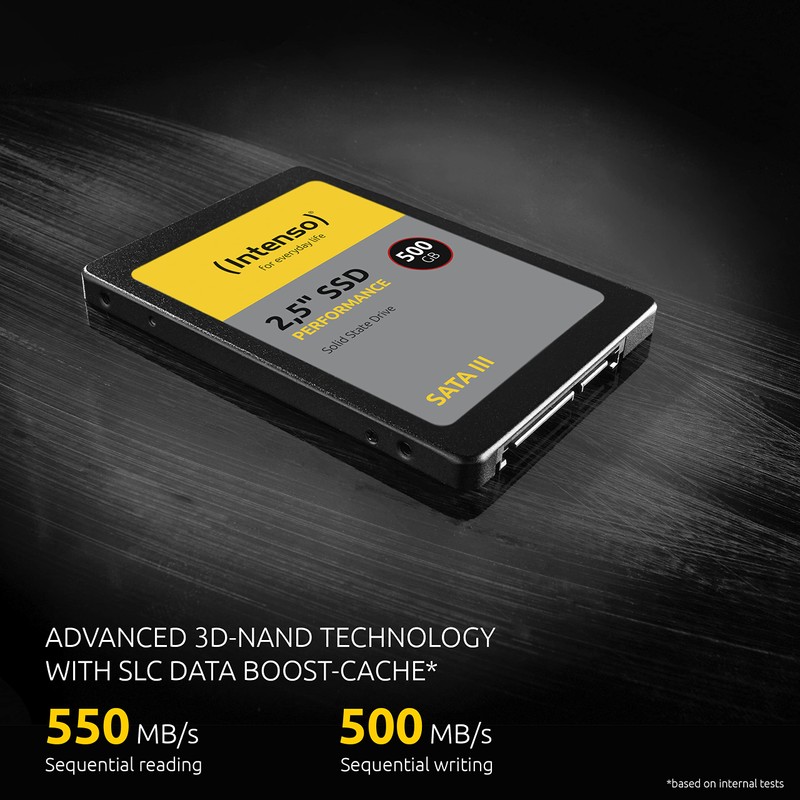 Intenso 3814430 Internal 2.5 Inch SATA III High Performance SSD,