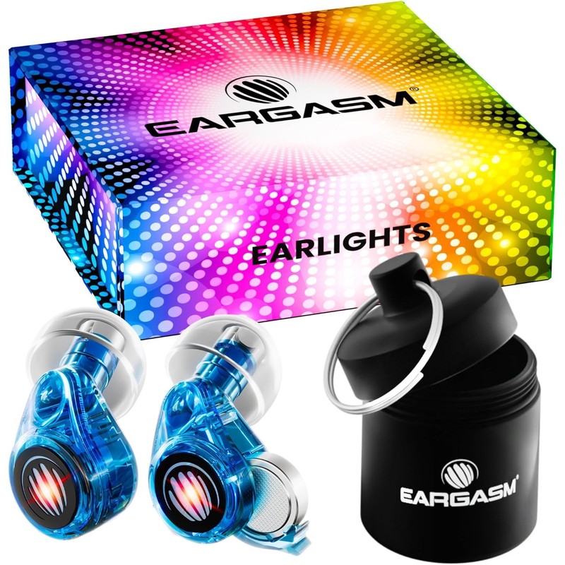 Eargasm High Fidelity Ear Lights for Concerts Musicians Motorcycles Noise