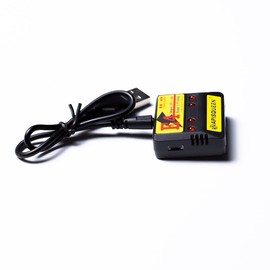 APISQUEEN Lipo Battery Charger Cell RC Charger Micro 4 Ports Compact Charger with LED Indicator Mini Size Lipo Charger