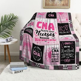 CNA Gifts for CNA Week, CNA Week Gifts, Certified Nursing Assistant Gifts, CNA Appreciation Gifts, Gifts for CNA Week, CNA Gifts Ideas, CNA Nurse Graduation/Birthday Gift for Women Blanket 60" X 50"