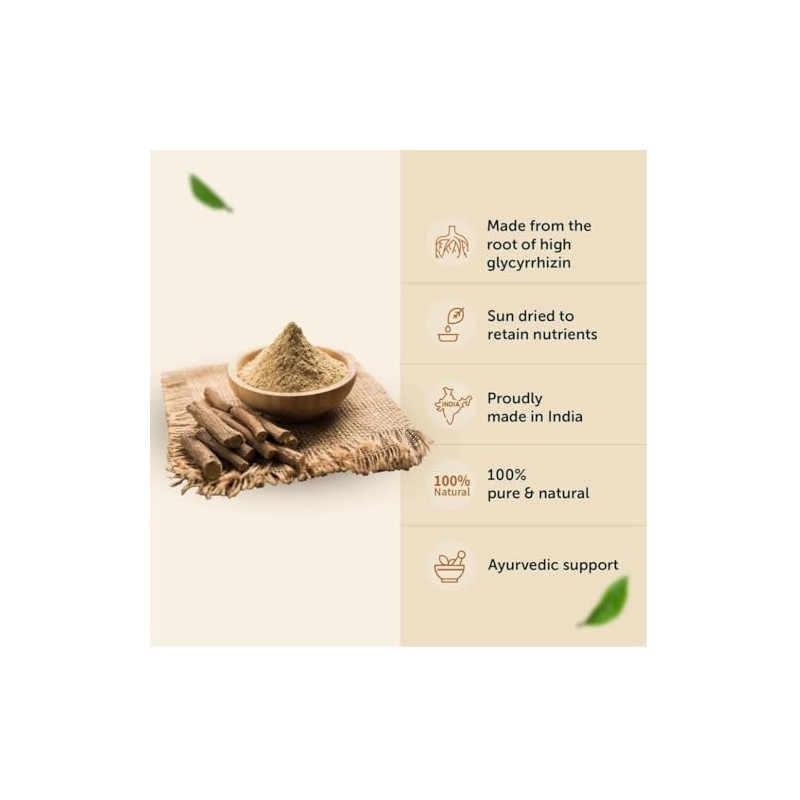 OnMexa 100% Natural Licorice Root Powder Mulethi Powder 100gm |