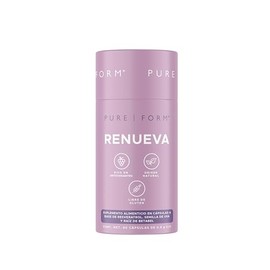 Pure Form Renueva - Suplemento para Mujer en Cápsulas con Resveratrol 98%, Semilla de Uva 95% y Raíz de Betabel | Ingredientes Orgánicos | 90 cápsulas de 800 mg | 45 porciones