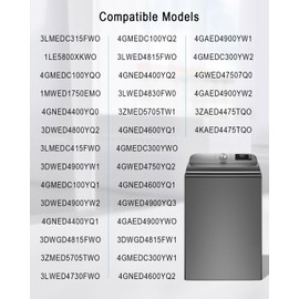 W10359270 W10359269 Dryer Left and Right Side Shafts Kit Fit for Whirlpool Crosley, Reinforcement Dryer Roller Shaft Set kits, 1 Pairs