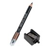 Eyebrow Pencil, Color Pencil, B2, Dark Brown Sharpener Set (Pencil,