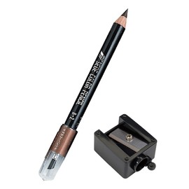 Eyebrow Pencil, Color Pencil, B2, Dark Brown Sharpener Set (Pencil, Hard, Eyebrow Pencil, Yizumi, Brown, Brown, Brush Included, Seda) [Mako Cosmetics]