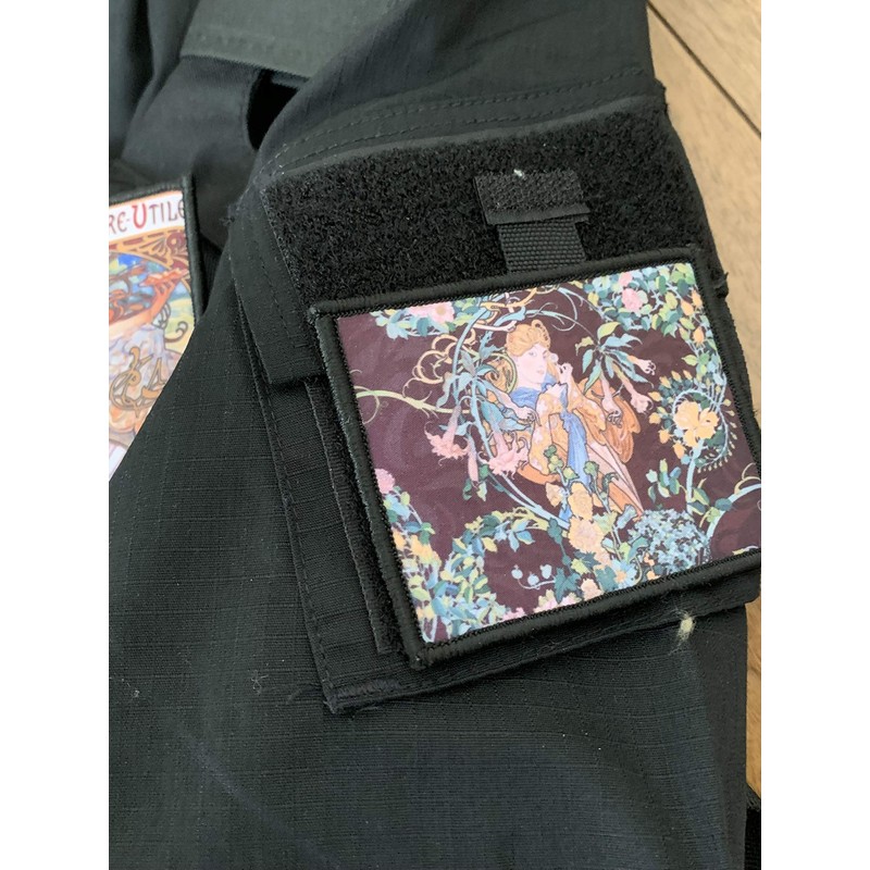 Patch Shop Dongri Alphonse Mucha Cross Transfer Type Airsoft Patch