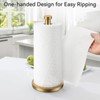 Paper Towel Holder Countertop, Gold Paper Towel Roll Holder for
