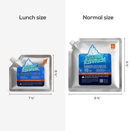 TOURIT Reusable Ice Packs for Lunch Boxes/Bags, 5 Pack Long Lasting Freezer Packs for Coolers & Backpacks