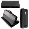 caseroxx Book-Style Case for PEAQ PSP 400, Faux Leather Case