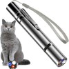 Cat Toys, Laser Pointer with 5 Adjustable Patterns, USB Recharge