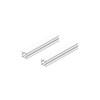 Silver 4040 Aluminum Extruded Profile European Standard Linear Rail 4040