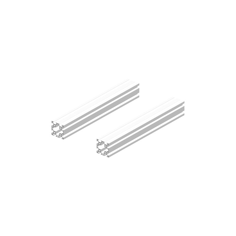 Silver 4040 Aluminum Extruded Profile European Standard Linear Rail 4040