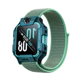 Polyjoy Children's Nylon Bracelets Compatible with Watch Phone Z7/Watch Phone Z6/Watch Phone Z1 Bracelet, Kids Smartwatch Girls Boys Soft Adjustable Replacement Straps, No gemstone