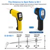 HOLDPEAK HP-1800 Profession Nine Laser Pointer Pyrometer -58℉~3272℉ (-50℃~1800℃) D:S=50:1