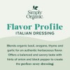 Simply Organic Mezcla de aderezo para ensalada, italiana, 0.70 oz