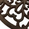 Marvells Cast Iron Decorative Round Circular Kitchen Trivet