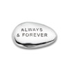 Abbott Collection Engraved Pebble-Always & Forever-2" L