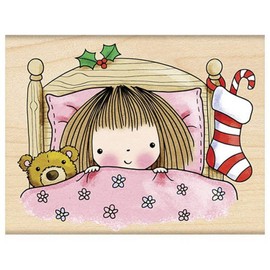 Penny Black 4280J The Night Before Wood Mounted Rubber Stamp