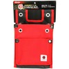 SK11 TOBISUKE TSH-2DBS-RD Waist Bag, 2 Tiers, Back Slit, Red