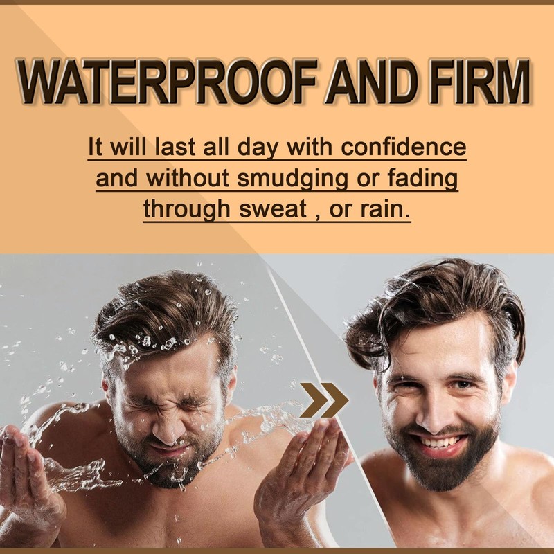 Beard Dye for Men – Waterproof Formula with 4-Prong Tip