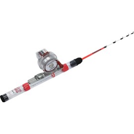 Wakasagi Dedicated Rod Reel Set Prox Clear Lock Plus Set 2 (Counter) S (Fluorescent Red) + Reel CRPS442SC