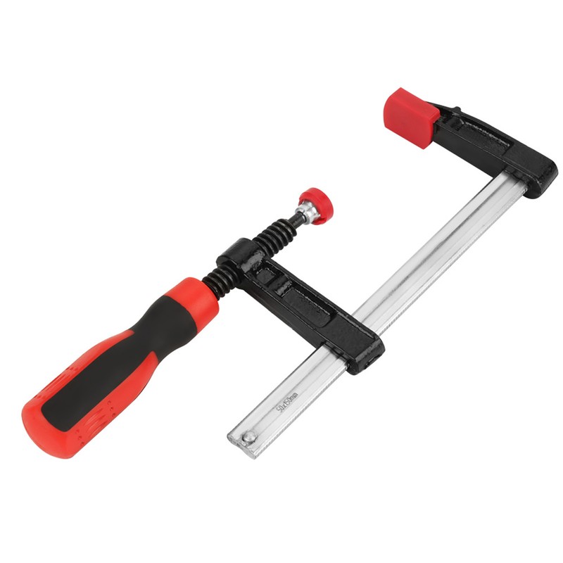 2Pcs Heavy Duty F Clamps Woodworking Bar Clips Quick Slide