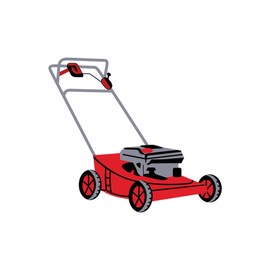 CafePress Lawn Mower 10" Wall Clock for Livingroom, Kitchen, or Office