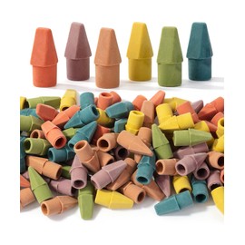 Mr. Pen- Pencil Top Erasers, 120 Pack, Folk Festival Colors, Latex-Free & No Smudge Pencil Eraser Tops