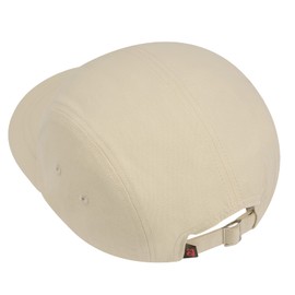 Clakllie 5 Panel Trucker Hat Baseball Fitted Hats Short Brim Strapback Dad Caps Casual Umpire Cadet Cap Running Hat,Beige