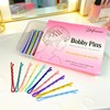 Multi-Color Bobby Pins, 2.2" Colorful cute Hair Clip Pins for