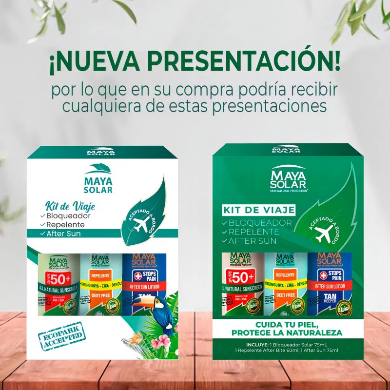 Kit Protector Solar Bloqueador After Sun Repelente