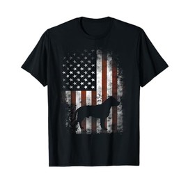 American Pitbull Terrier T-Shirt American Flag Patriotic T-Shirt for Women Kids Men