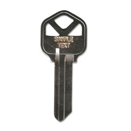 KEYSALACARTE “Tool HQ” Funny Engraved Uncut Key – KW1 Key Blank – Compatible with Standard KW1 Locks