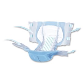 Seni Classic Plus Adult Incontinence Brief L Moderate Absorbency Breathable, S-LA25-BC2, Moderate to Heavy, 50 Ct