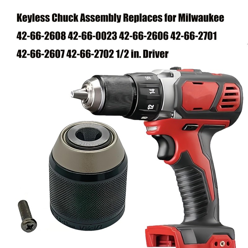 42-66-2701 42-66-2608 Keyless Chuck Assembly Replacement Parts for Milwaukee 42-66-0023