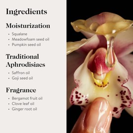 goop Wellness Massage Oil | Mess Free Oil for Couples Massage or Self Care | Squalane, Saffron Extract, & Goji Berry | Cinnamon, Clove, & Ginger Root Scented Oil | 2 fl oz