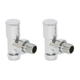 Standard Valve for Bathroom Radiators Chrome Angle Valve