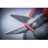 Kraftmann 50620 Stainless Steel Universal Scissors, Silver/Red/Black, 180 mm