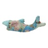 Marine Great White Shark Hand Crafted Paper Mache Colorful Sari