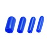 sourcing map 100pcs Round Rubber End Caps Protective Caps 2mm