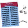 Mayhug Natural Lash Clusters Left&Right 120pcs Eyelash Clusters D Curl