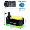 Richenda Hand and Dish Soap Dispenser Set for Kitchen,3-in-1 Kitchen