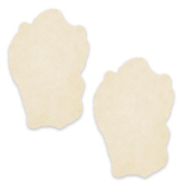 2 Pack Chamois Leathers for Car, Natural Chamois Leather, Real Shammy Leather for Car Cleaning, Polishing, and Streak-Free Drying（60 x 40cm）