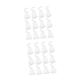 Healvian 60pcs Drawstring Soap Pouches Soap Foaming Bags for Quick Drying and Exfoliating Showers