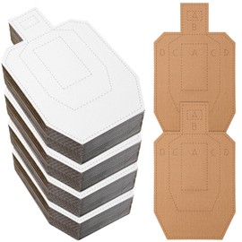 USPSA/IPSC/IDPA Shooting Cardboard Targets for Shooting Competition Tactical Target Paper Silhouette Targets for Shooting Range Practice(100 Pcs,30 x 18 Inch)