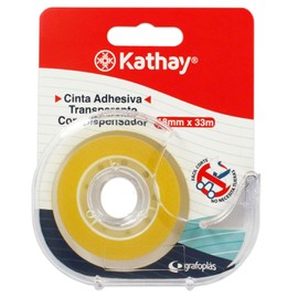 Kathay 86003300 Transparent Tape with Dispenser