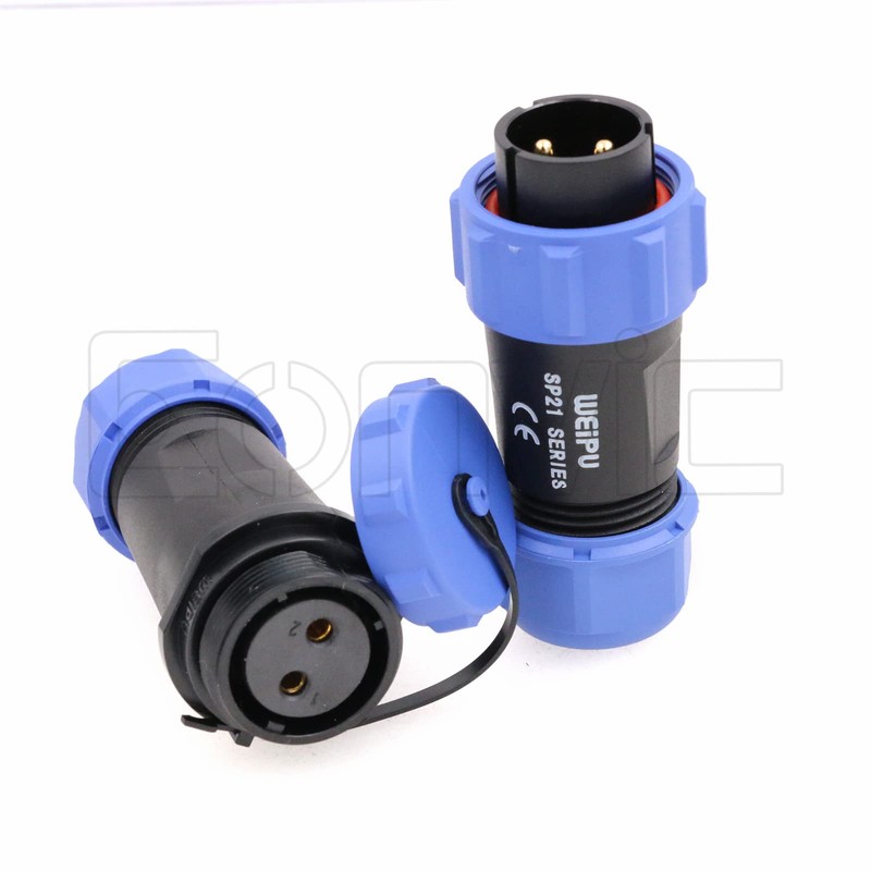 Eonvic Weipu SP21 2-12 Pin Male Waterproof Plug Socket IP68