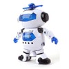 Musical Walking Dancing Robot Toy for Kids, Flashing Lights, 360°
