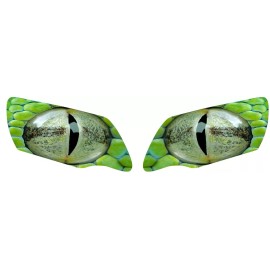 Perforated 2019-CURRENT HONDA TALON 1000 HEADLIGHT GRAPHICS GREEN REPTILE EYE